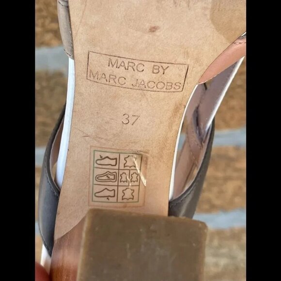 Marc by Marc Jacobs multicolored heel sandals 37/6.5 - Picture 7 of 13